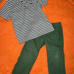 Carter’s shirt and pants set